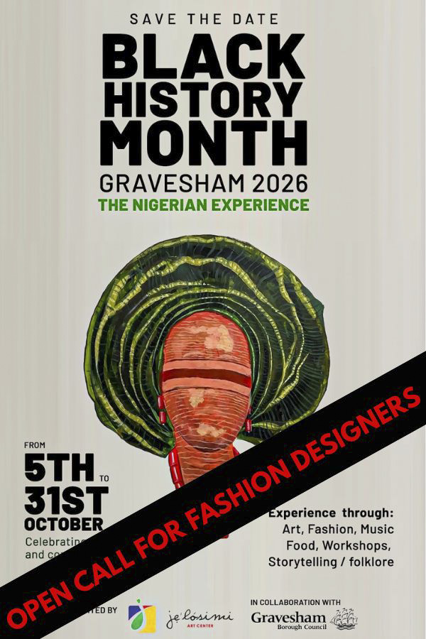  Black History Month - Open Call for Fashion Designers