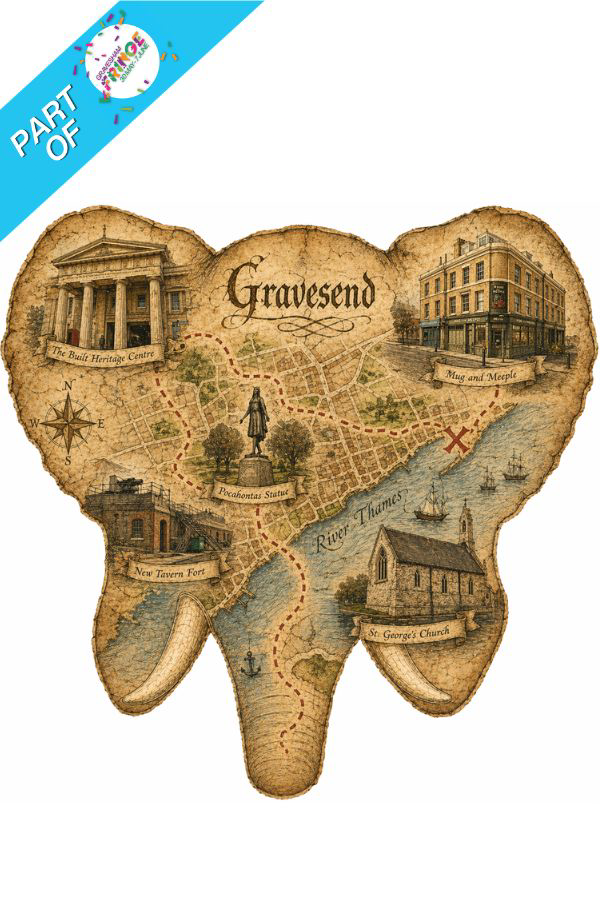  Create a Fantasy Treasure Hunt Map of Gravesend