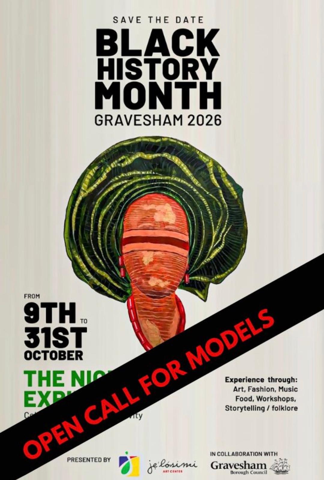  Black History Month - Open Call for Models
