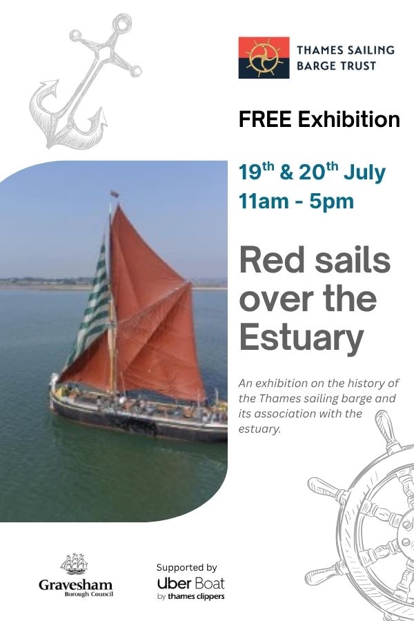  Red Sails over the Estuary