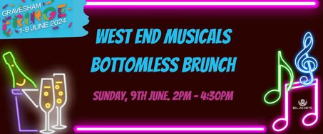 West End Musicals Bottomless Brunch - A Fringe Festival Event