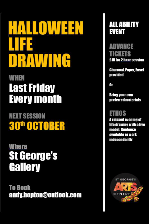  Halloween Life Drawing with Andy Hopton