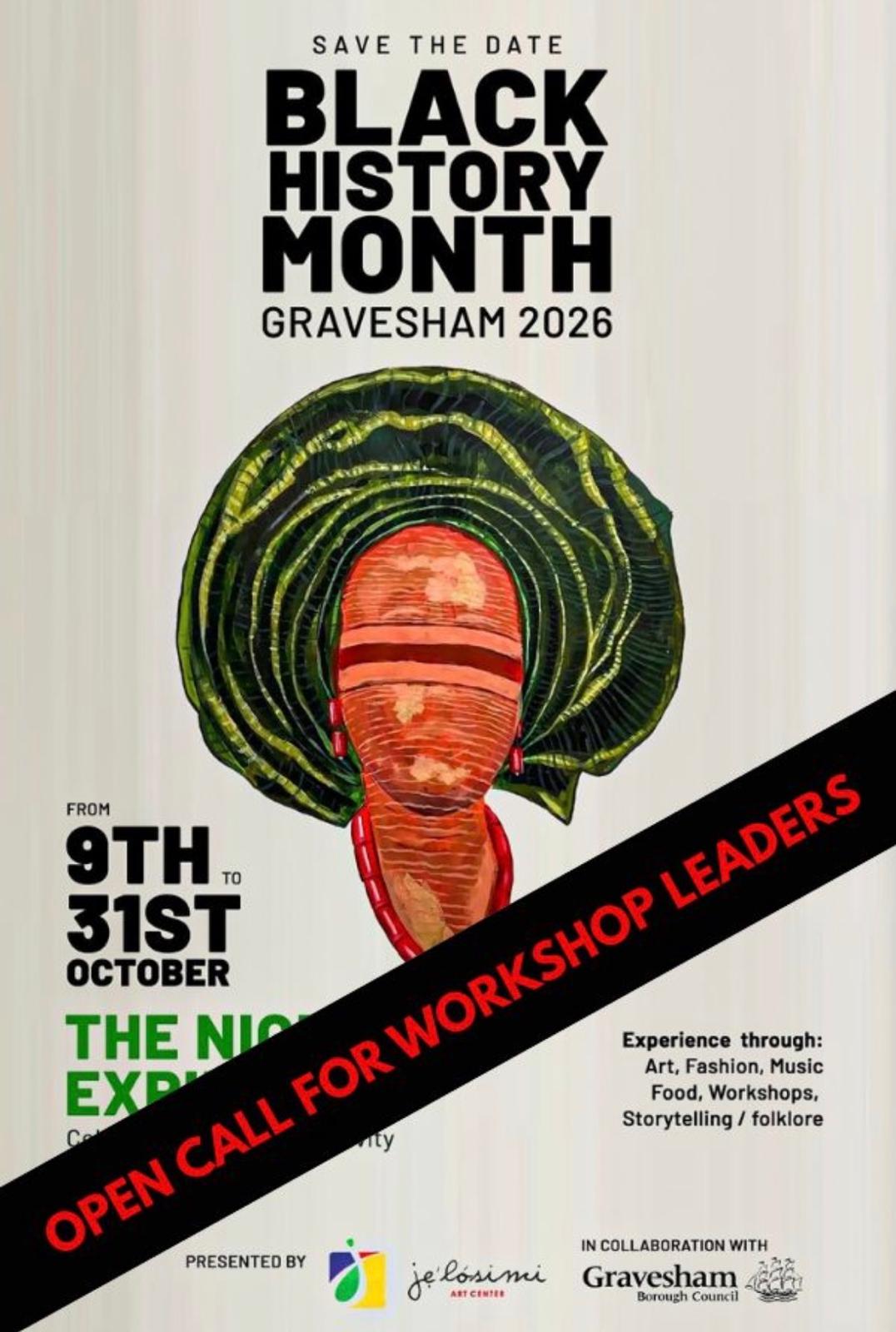  Black History Month - Open Call for Workshop Leaders