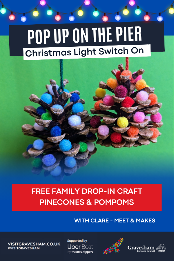Free Family Craft Drop in-Session: Pinecones and Pom Poms