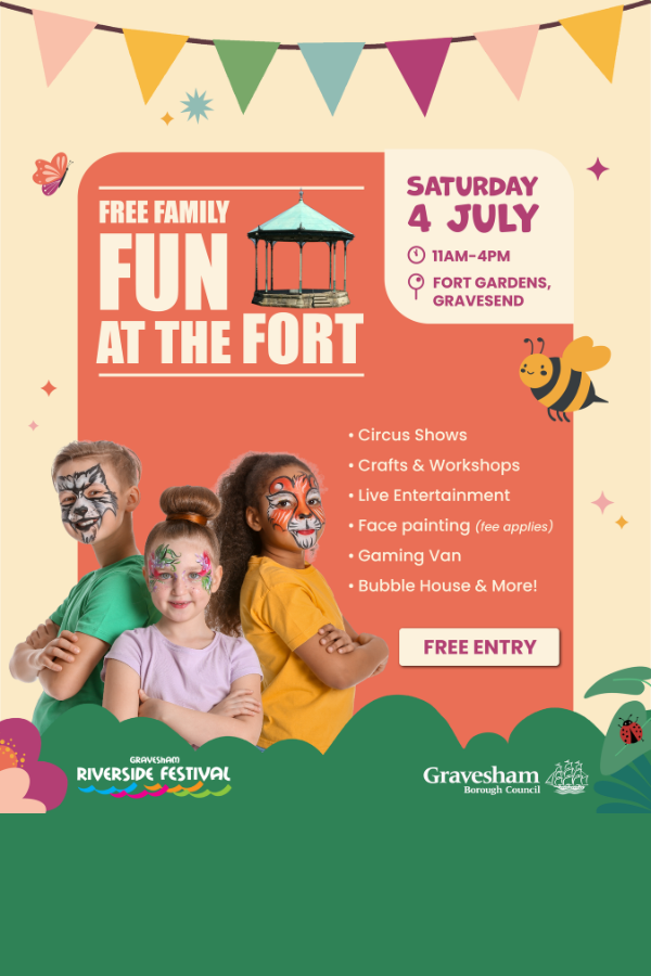  Family Fun at the Fort (part of Gravesham Riverside Festival)  