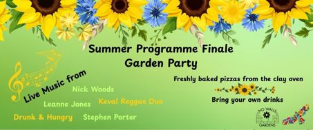Arts & Culture Summer Programme Finale - Garden Party